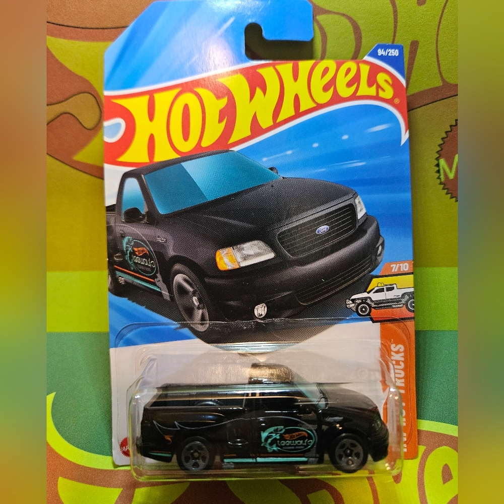 HotWheels '99 Ford F-150 Black Truck